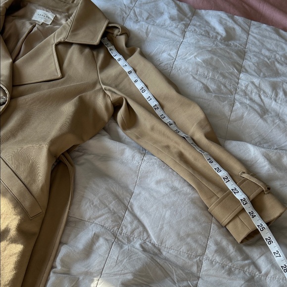 Sezane Tan Trench Coat for Women - Picture 11 of 12